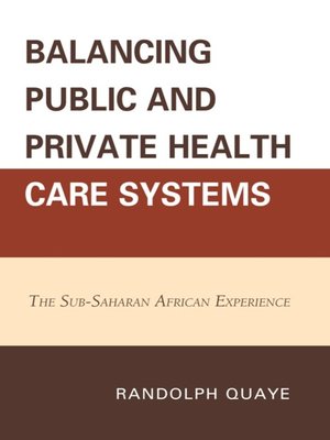 cover image of Balancing Public and Private Health Care Systems